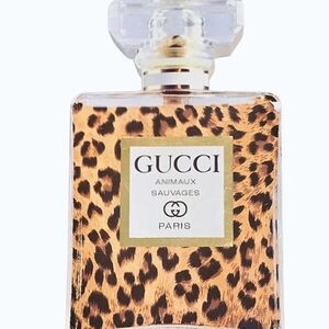At Home Gucci Leopord Print Fragrance Bottle‎ Wood Decor
